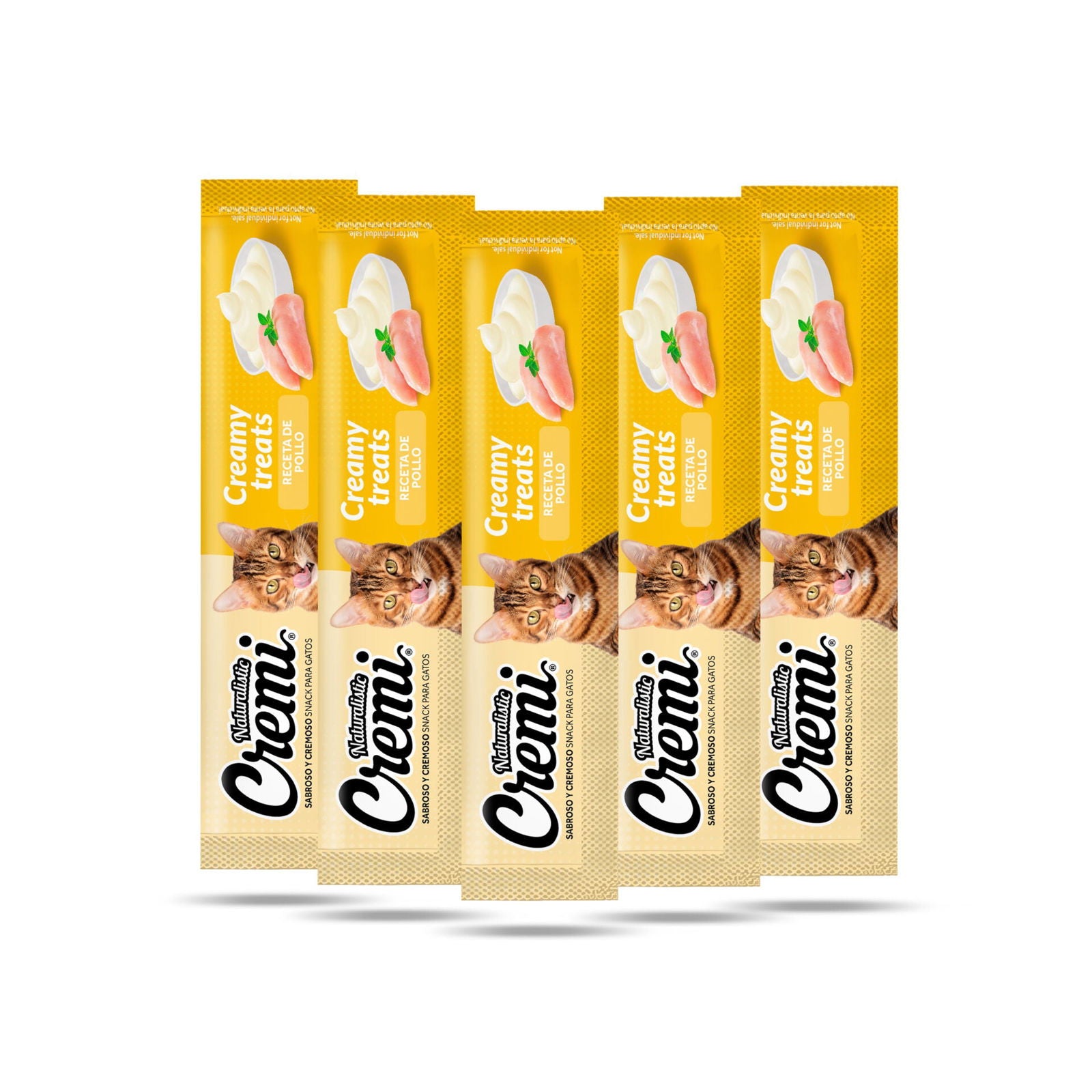 Cremi Sachet 5 tubos / Pollo - Mascota Express
